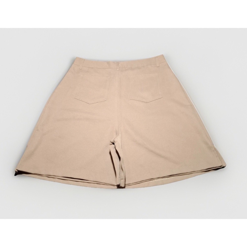 Fallas Paredes Womens Tan A-Line Skort Size 20 High Rise Casual Workwear Beige - Picture 7 of 9